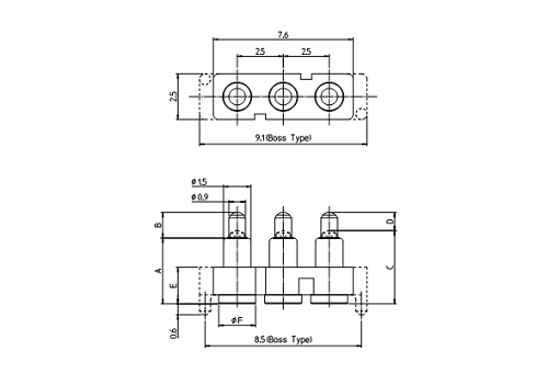 J-5517HL-3-25-0000(Low Spring Force)