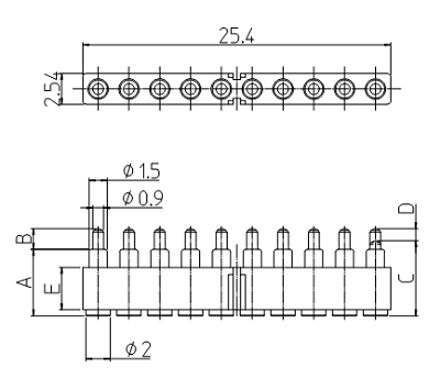 J-6220SL-10-254-0000(Low Spring Force)